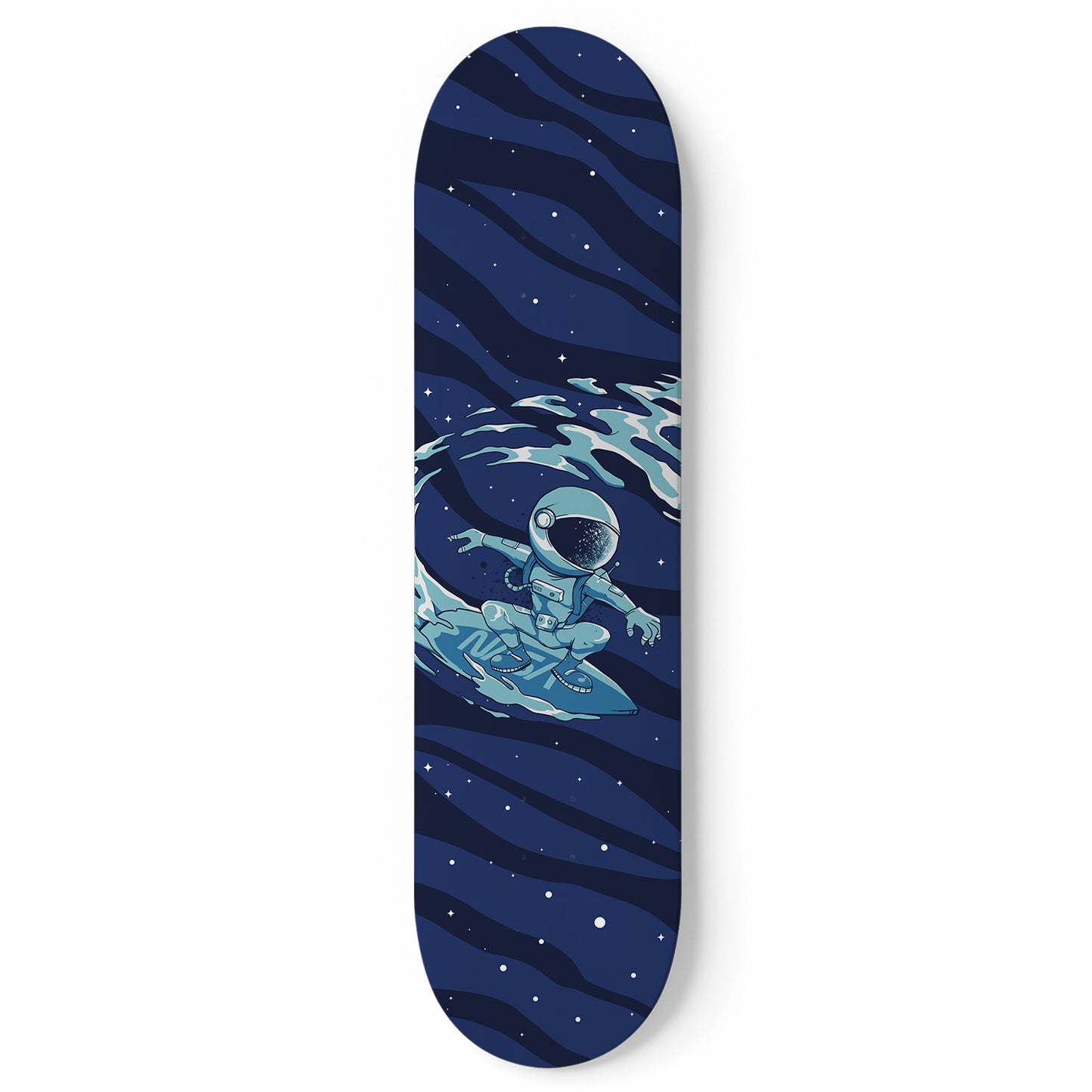 Space Surfer Skateboard Wall Art