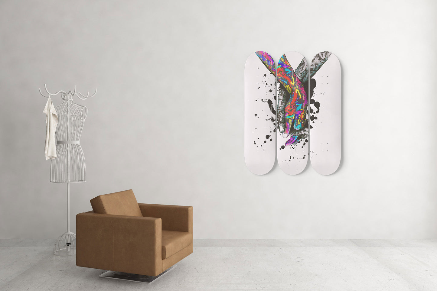 Banksy Couple Holding Hands #2.0 3 Deck Skateboard Wall Art : Love and Emotion