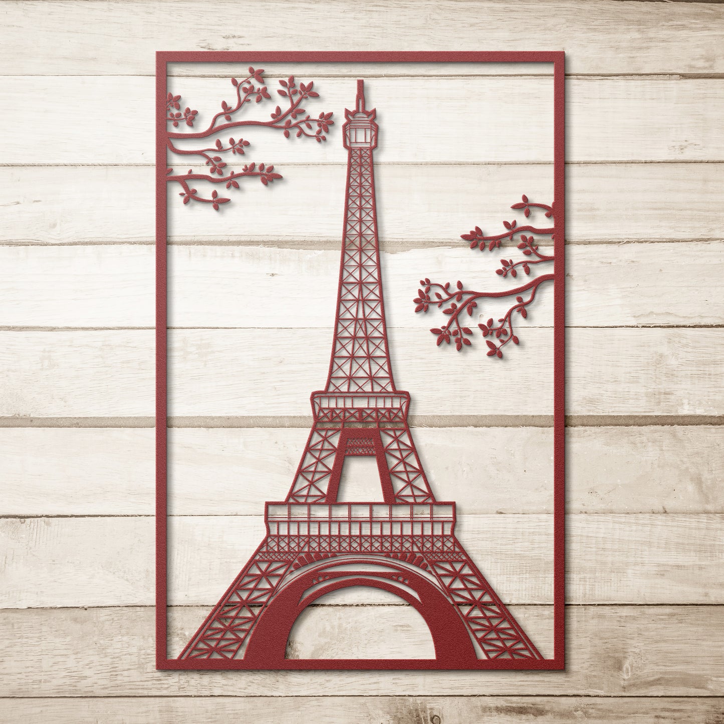 Beautiful Eiffel Tower of Paris Metal Wall Art