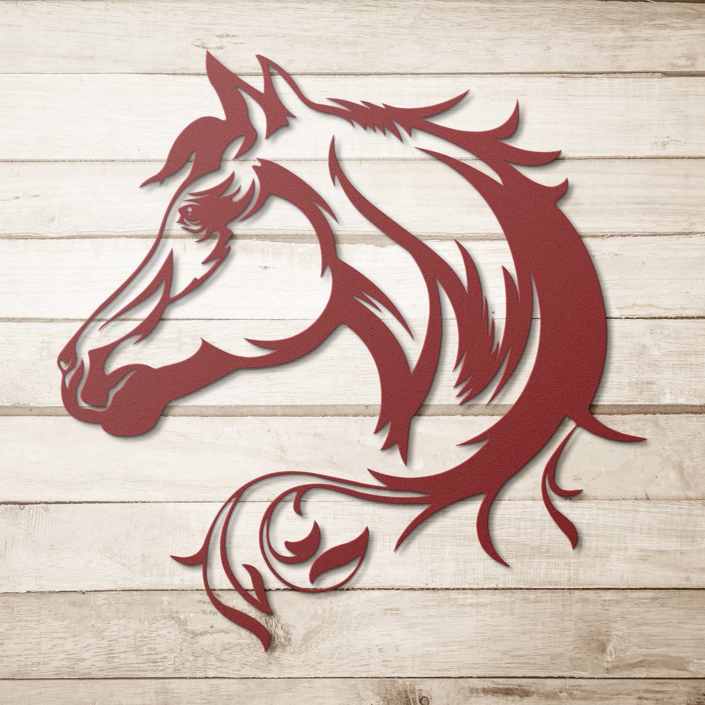 Beautiful Horse Sillhouette Metal Wall Art