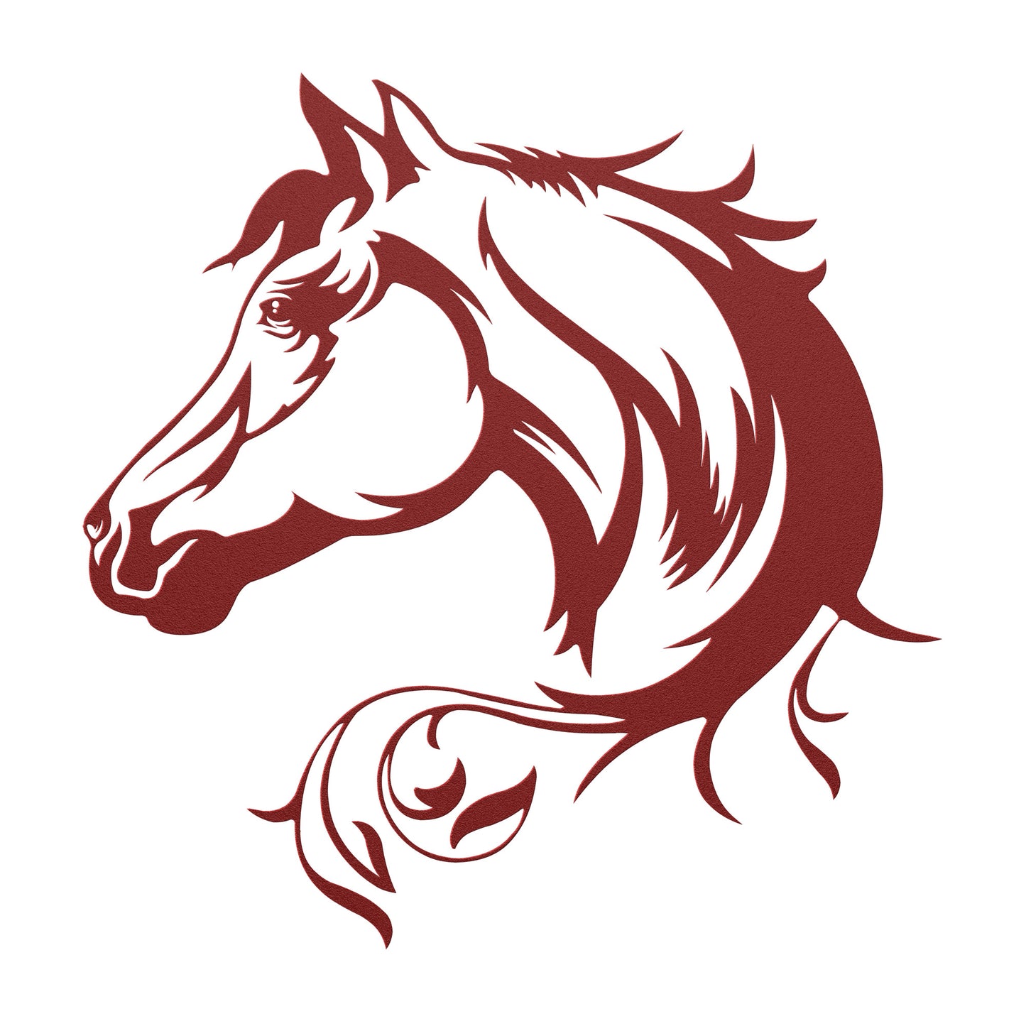 Beautiful Horse Sillhouette Metal Wall Art