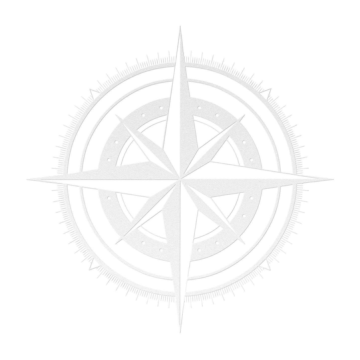 Compass Rose Guide Metal Wall Art