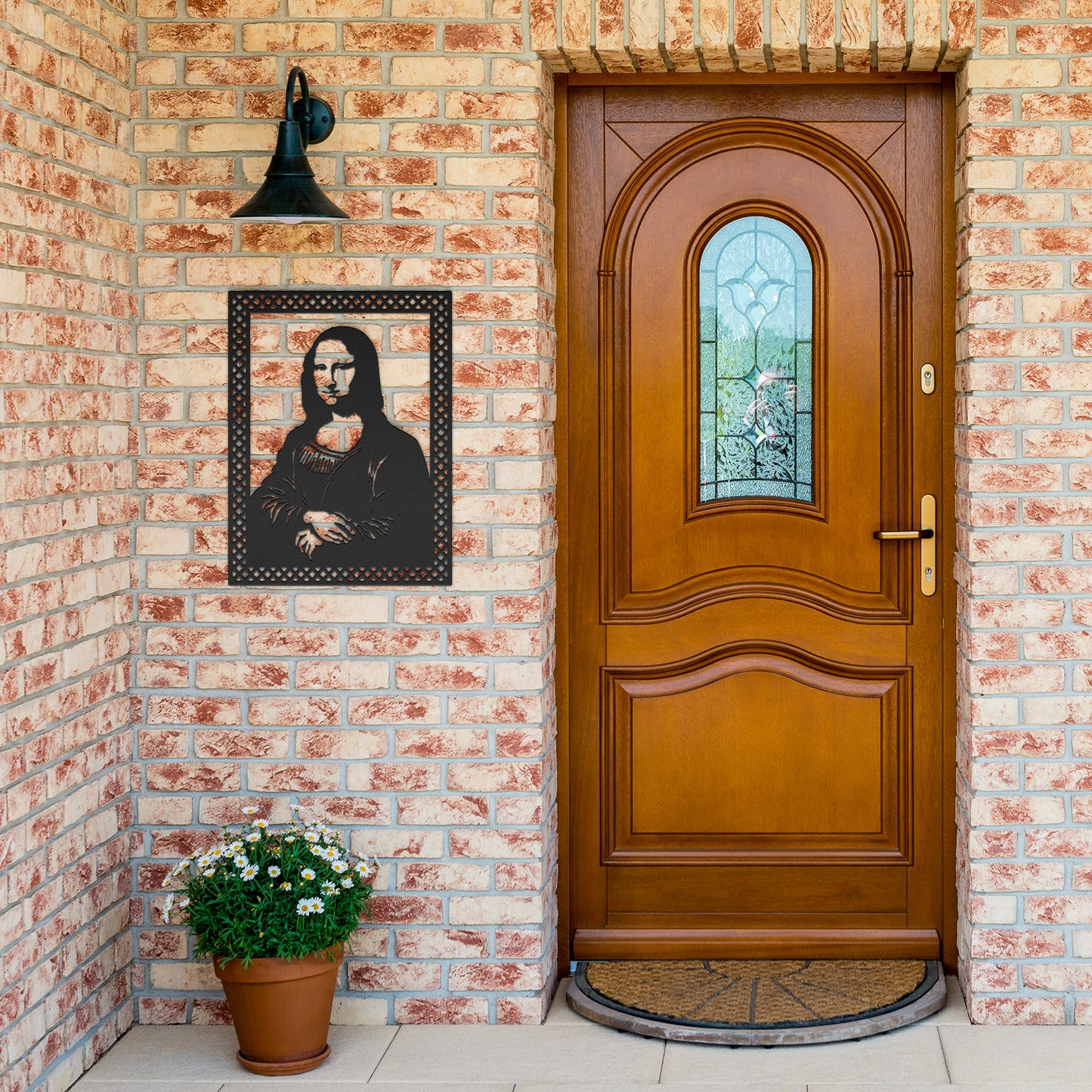 Da Vinci Beautiful Mona Lisa Metal Wall Art