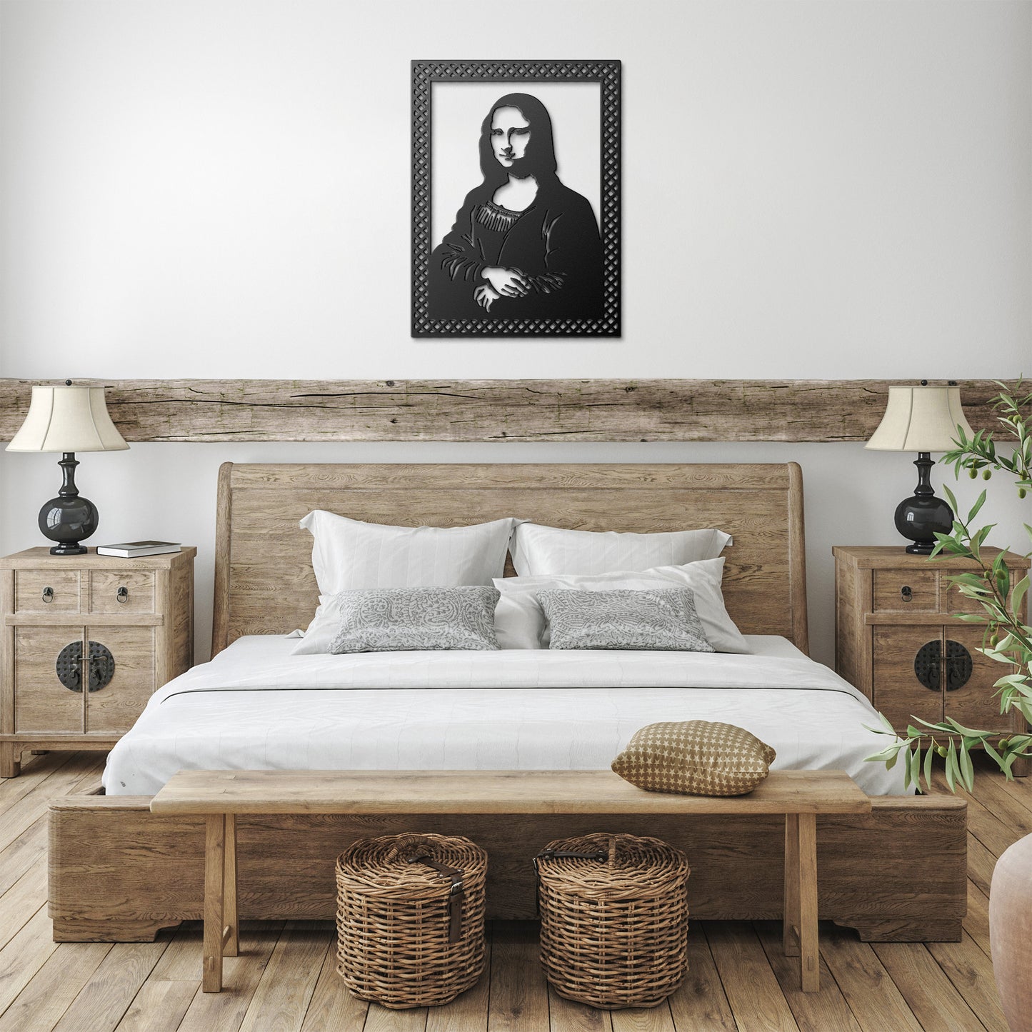 Da Vinci Beautiful Mona Lisa Metal Wall Art