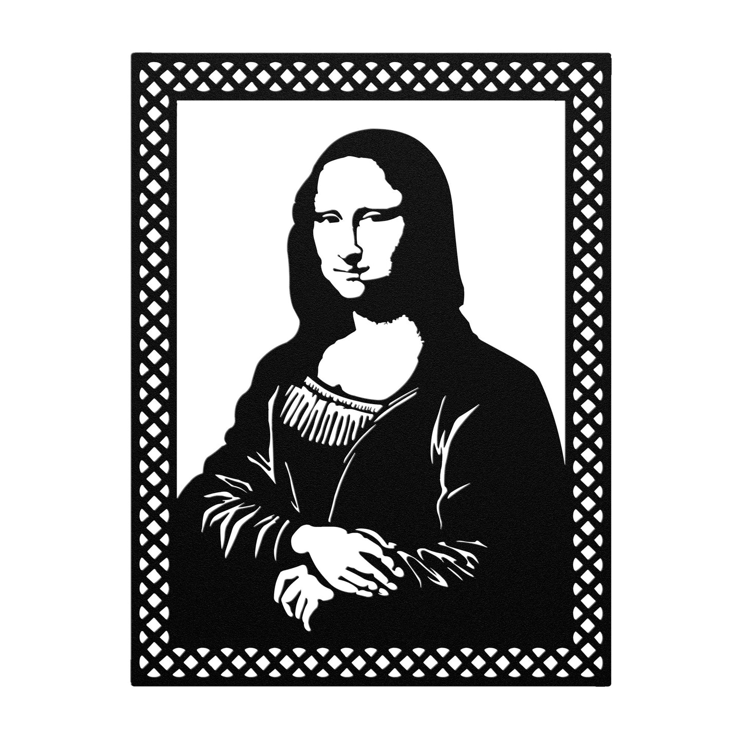 Da Vinci Beautiful Mona Lisa Metal Wall Art