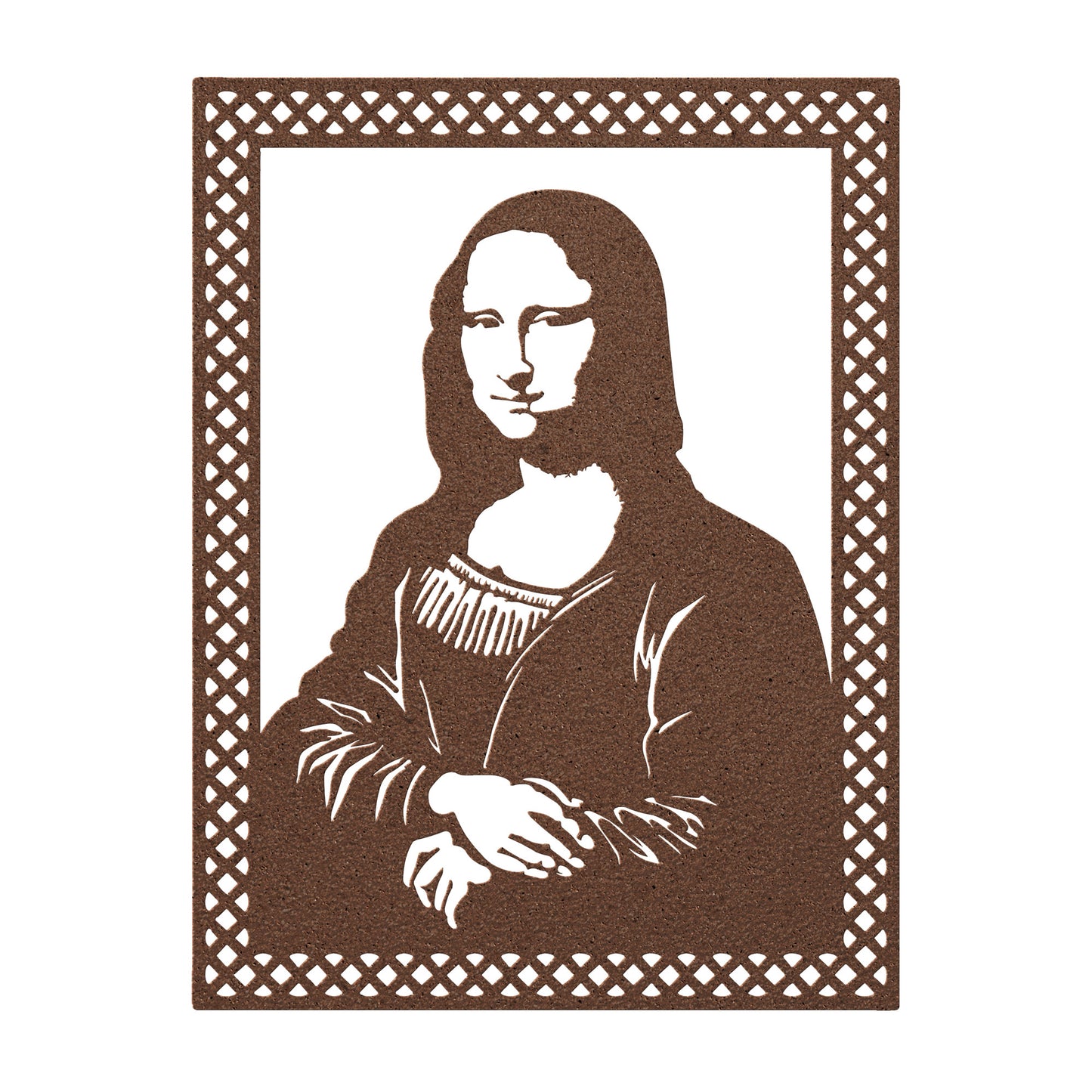 Da Vinci Beautiful Mona Lisa Metal Wall Art