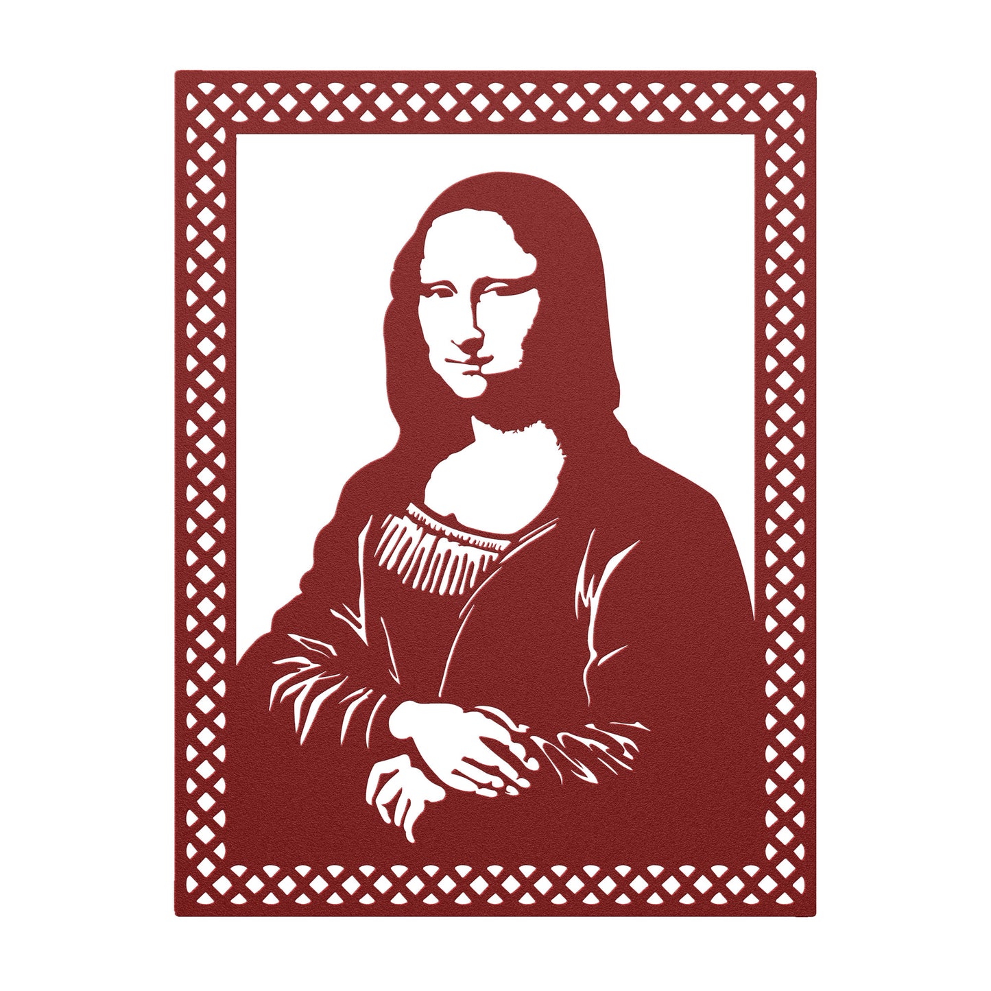 Da Vinci Beautiful Mona Lisa Metal Wall Art