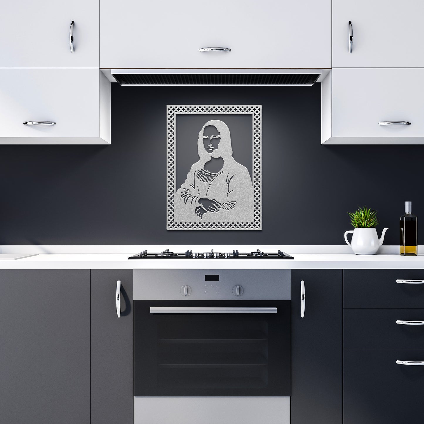 Da Vinci Beautiful Mona Lisa Metal Wall Art