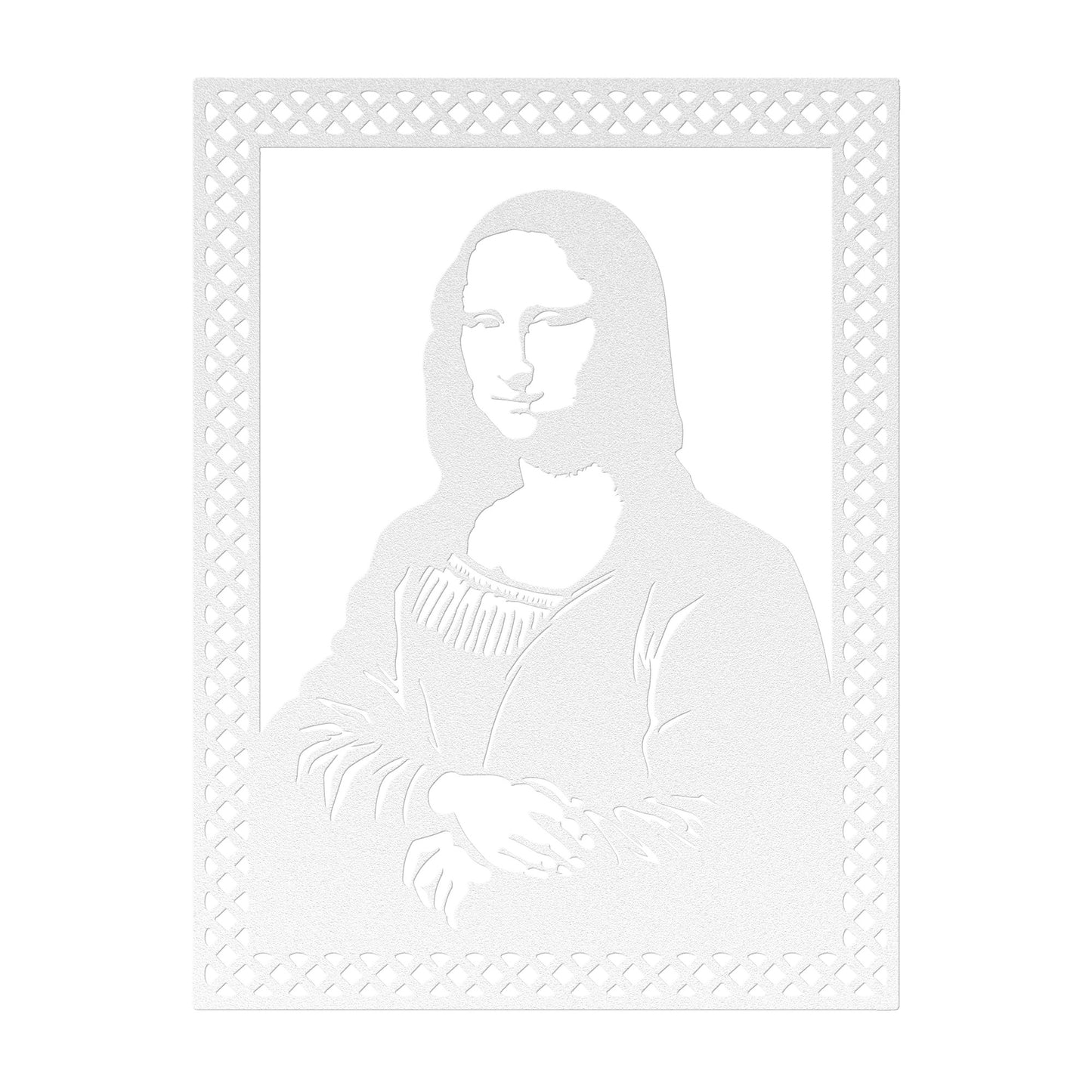 Da Vinci Beautiful Mona Lisa Metal Wall Art