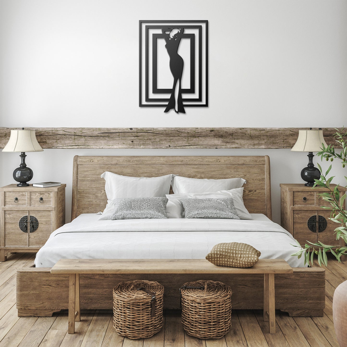 Fashion Portal Frame Metal Wall Art