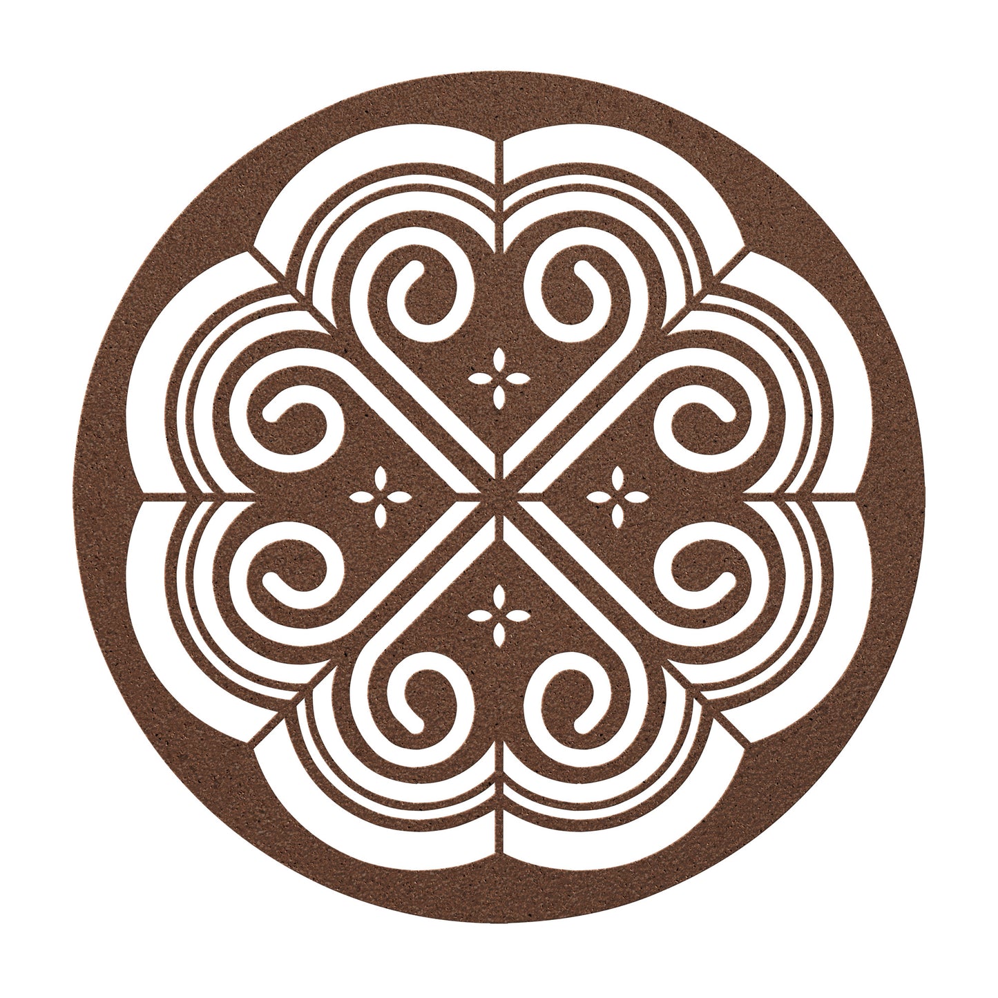 Flower Hmong Pattern Metal Wall Art