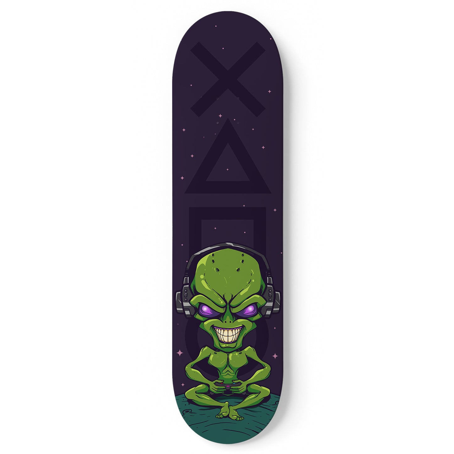 Galaxy Gaming Skateboard Wall Art