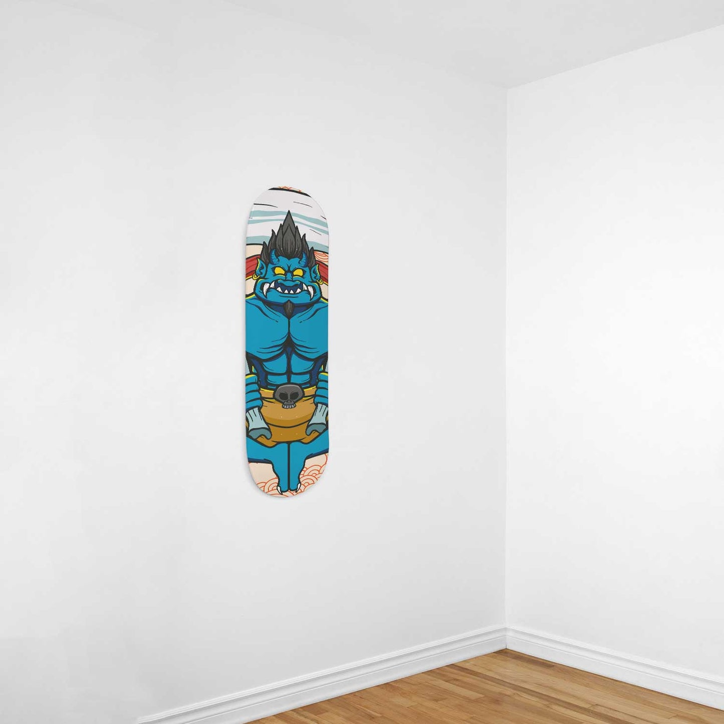 God of the Wind Fujin Skateboard Wall Art