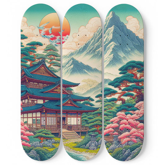 Japanese Wall Art 3.0#3 Deck Skateboard Wall Art