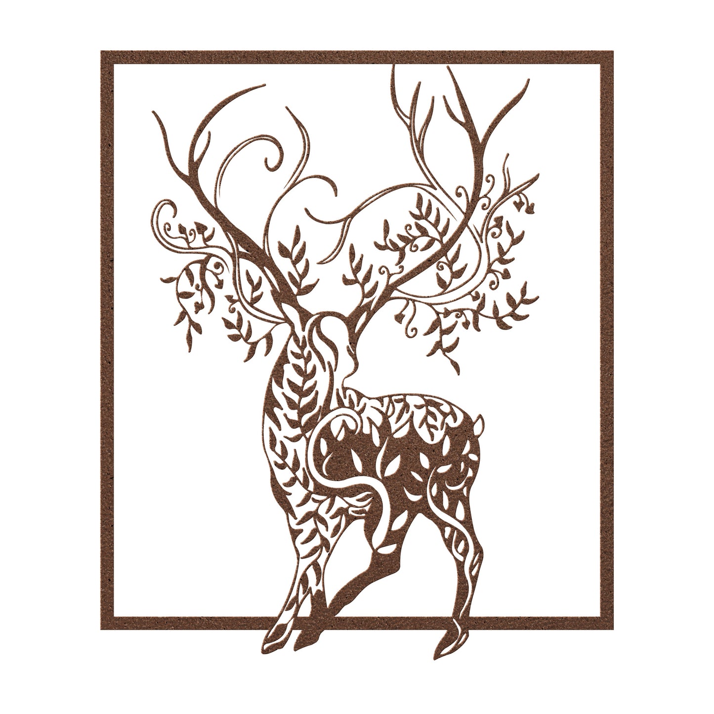 Magical Buck Silhouette Metal Wall Art