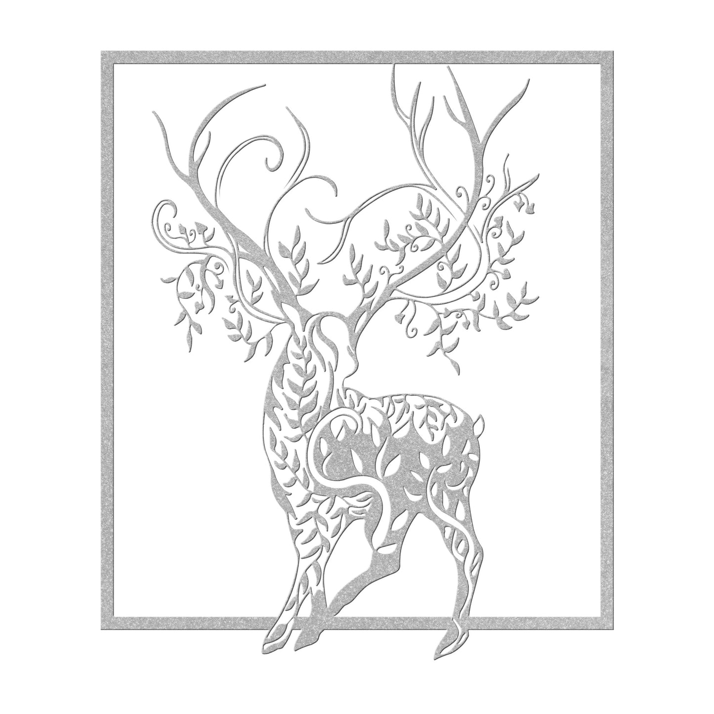 Magical Buck Silhouette Metal Wall Art