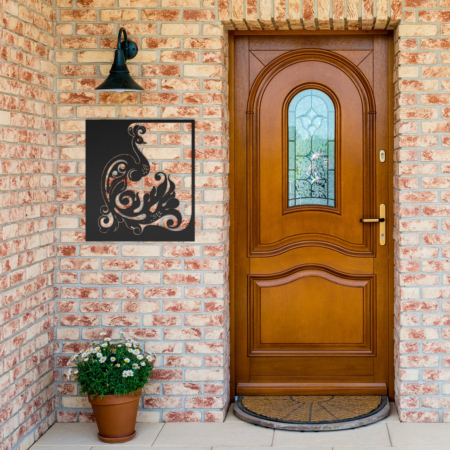 Magneficient Peacock Metal Wall Art