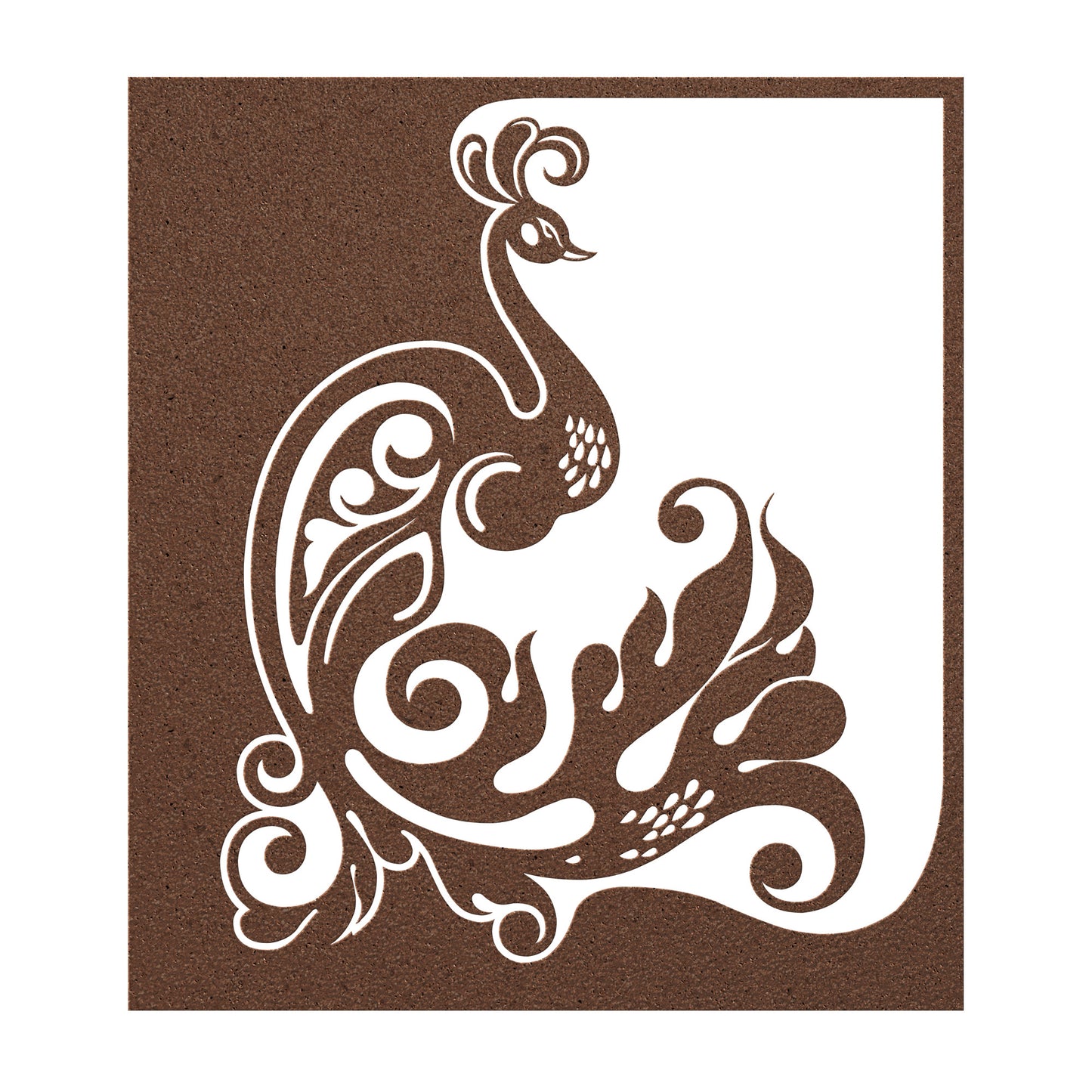 Magneficient Peacock Metal Wall Art