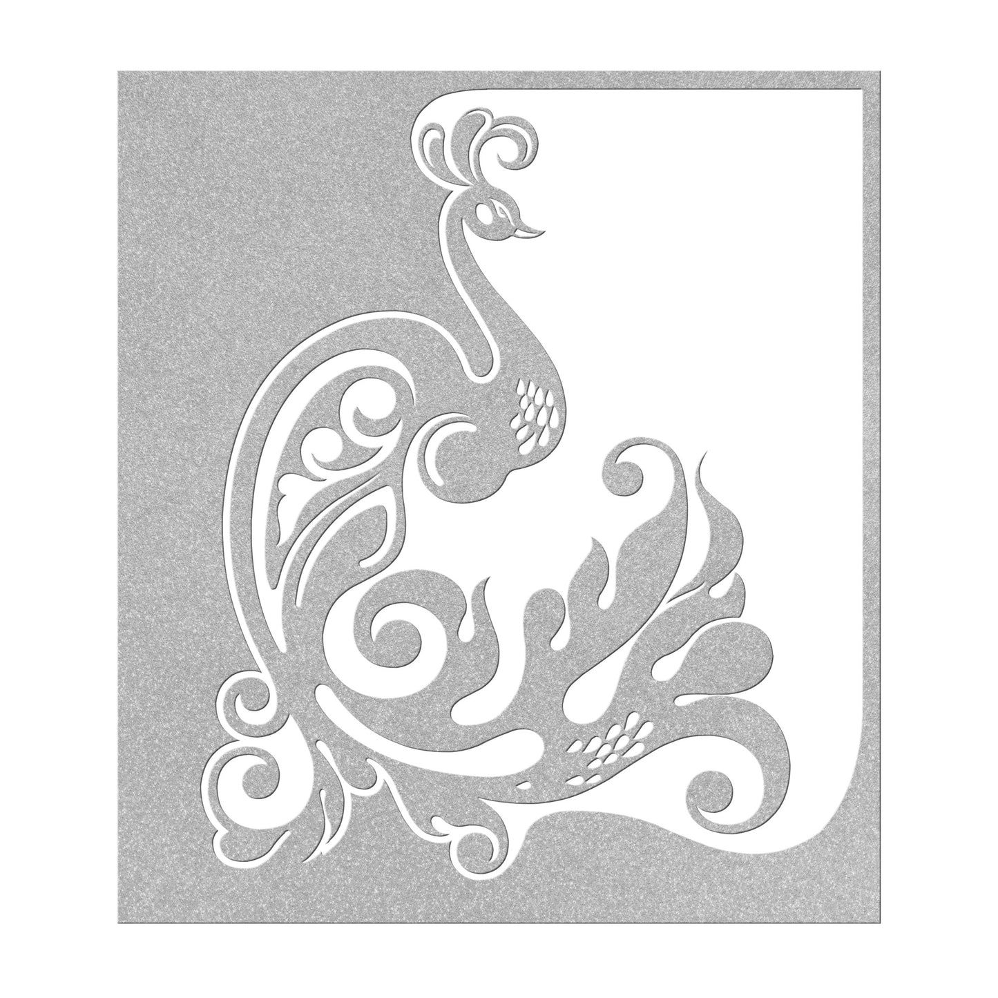 Magneficient Peacock Metal Wall Art