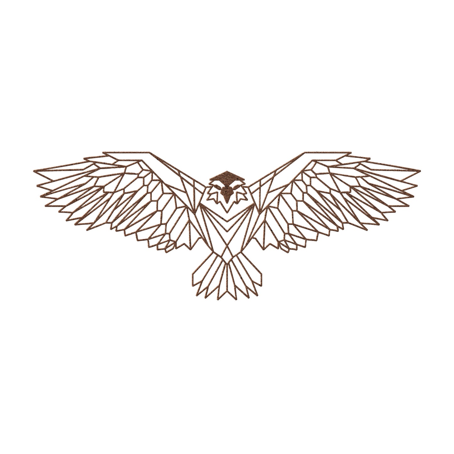 Magnificent Owl Spreading Wings Metal Wall Art