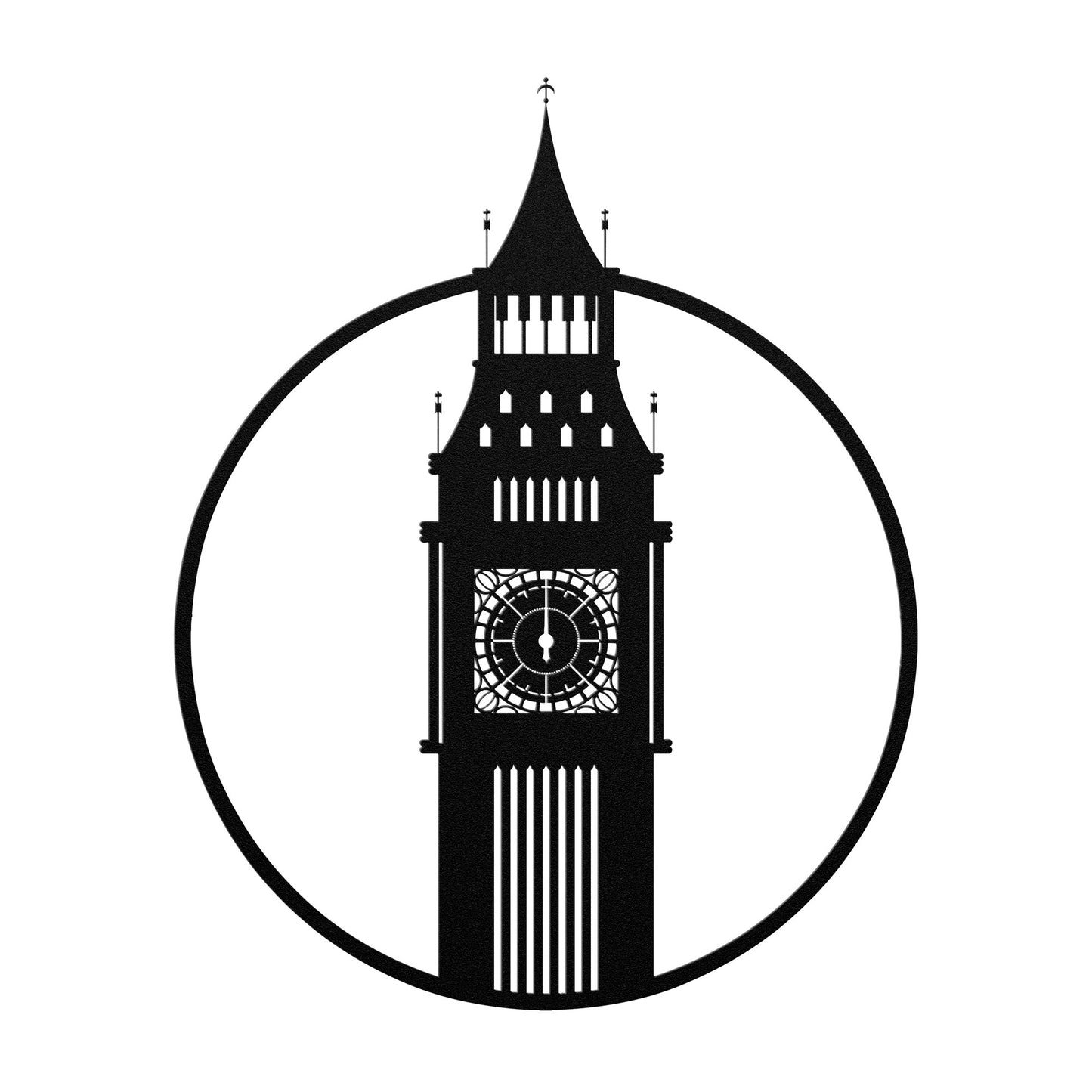 Magnificient Londons Big Ben Metal Wall Art