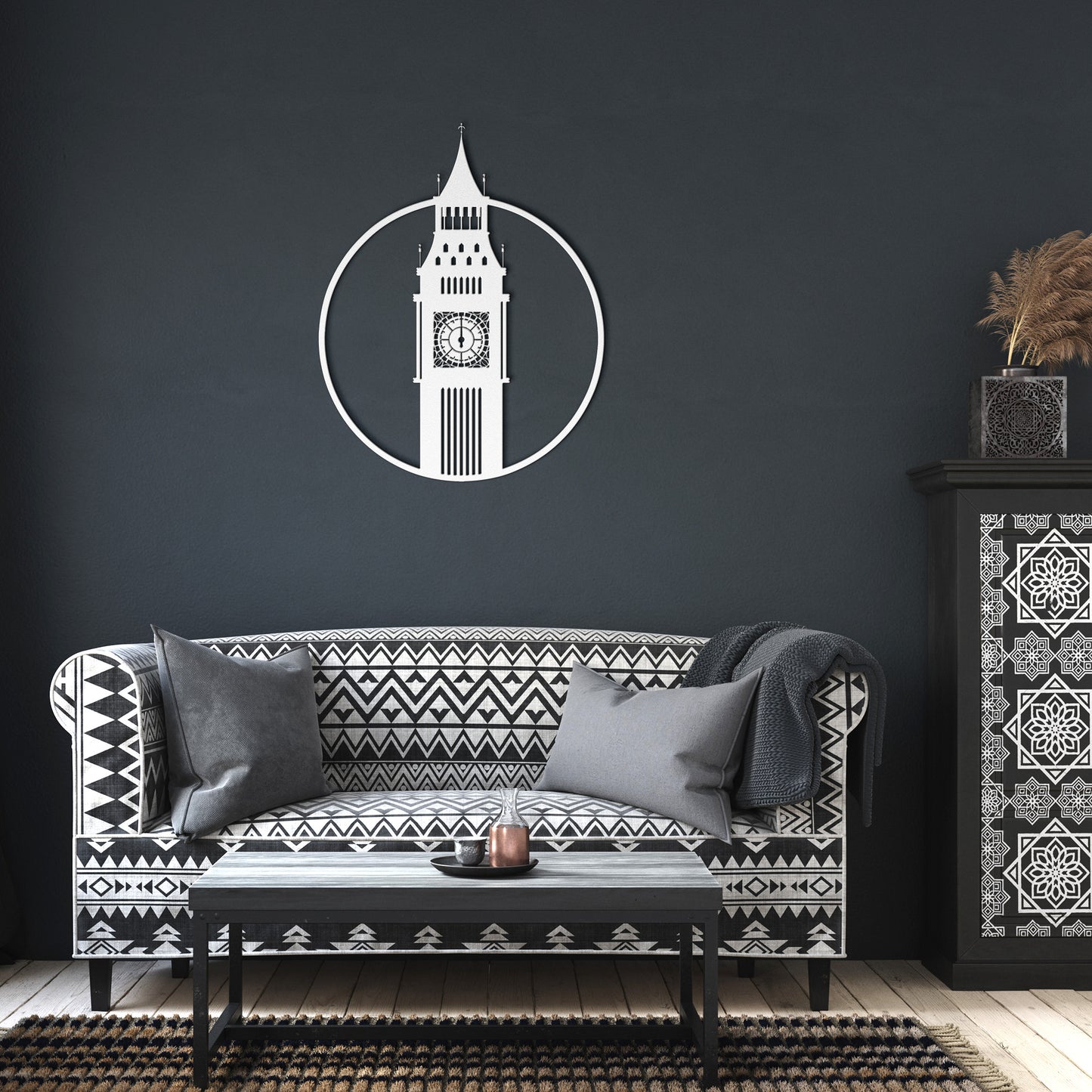 Magnificient Londons Big Ben Metal Wall Art