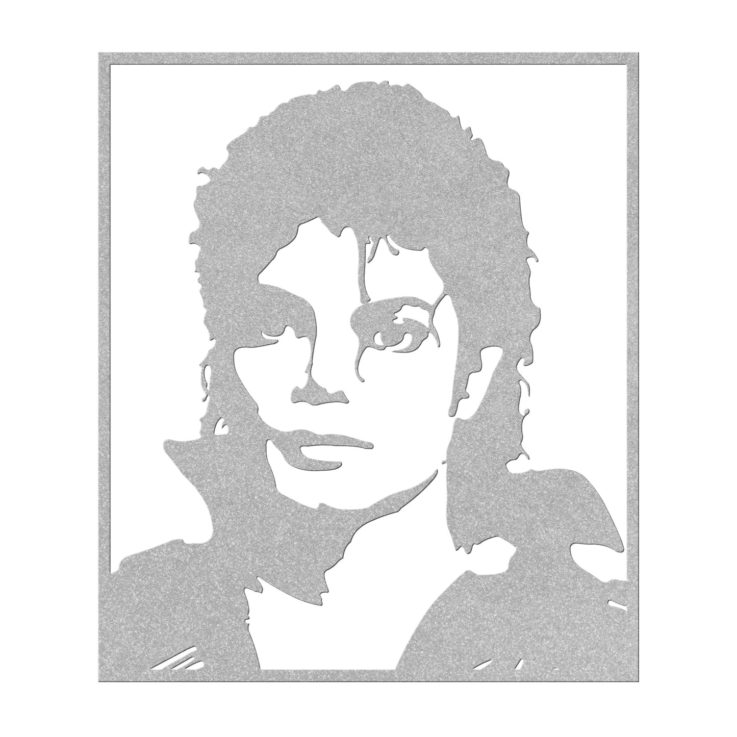Michael Jackson Face Metal Wall Art