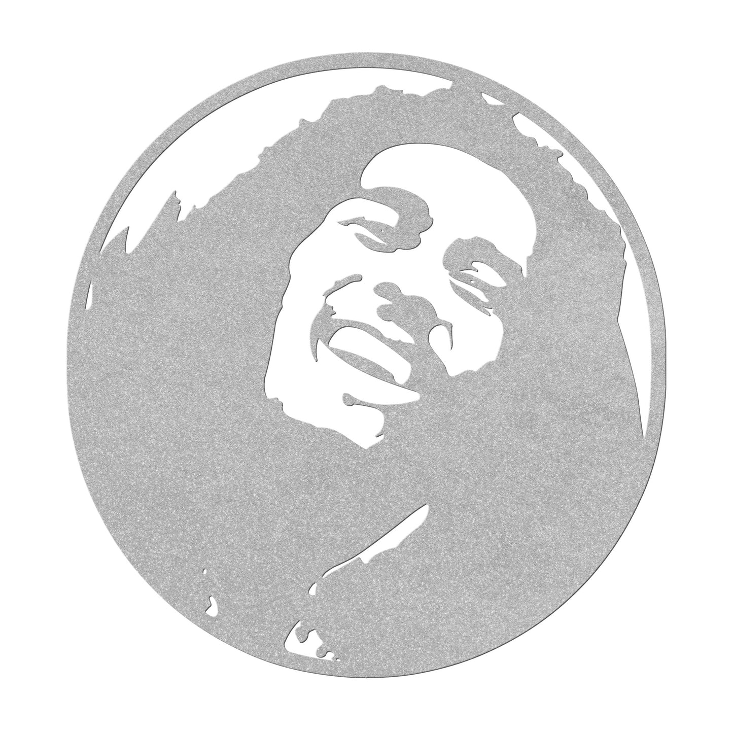One Love Bob Marley Metal Wall Art