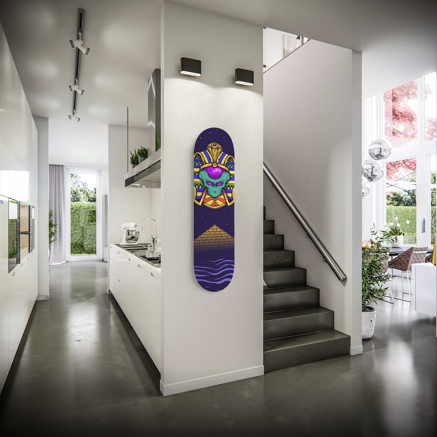 Pharaoh's Secret" Skateboard Wall Art