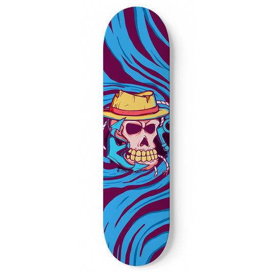 Pirate Legacy Skateboard Wall Art