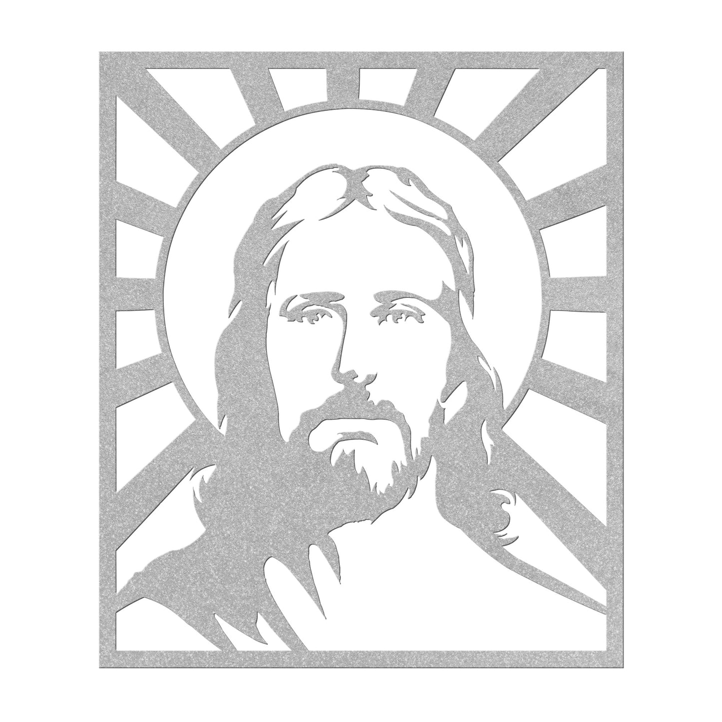 Face of Jesus Metal Wall Art