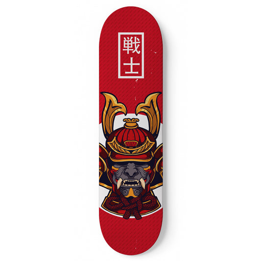 Samurai Legacy Skateboard Wall Art