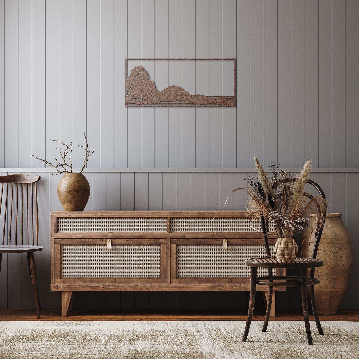 Sexy Lady Laying On The Beach Metal Wall Art