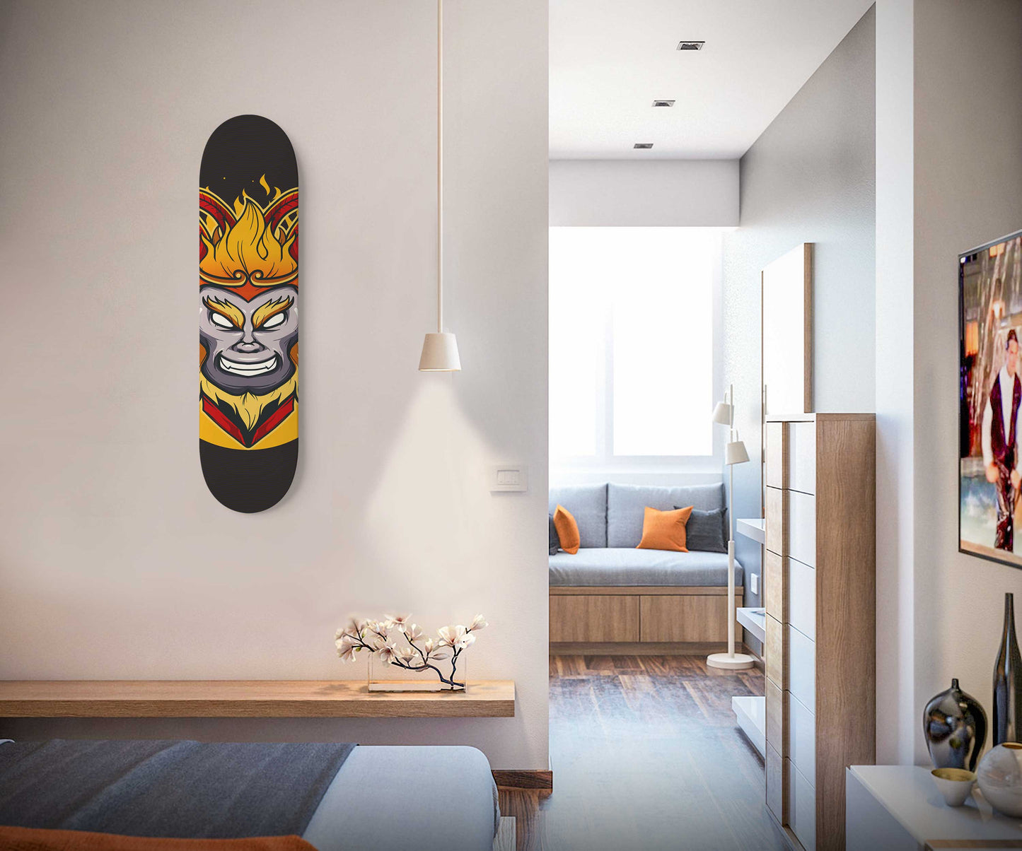 Son Wukong Monkeyking  Skateboard Wall Art