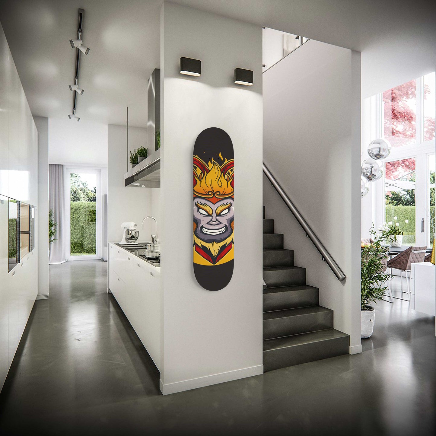 Son Wukong Monkeyking  Skateboard Wall Art