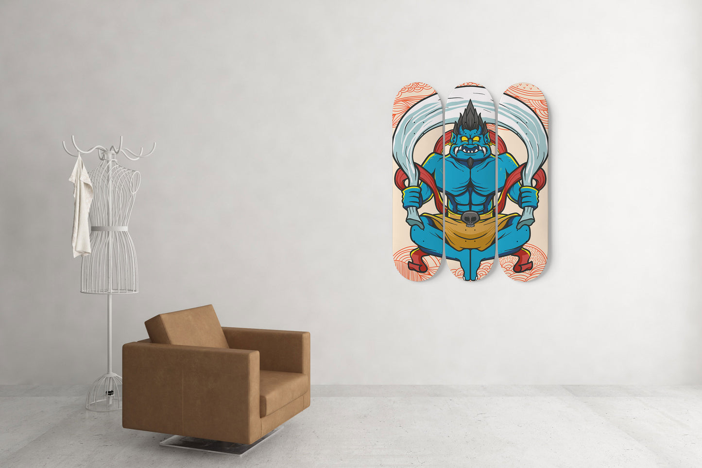 Space Odyssey #2.0 3-Deck Skateboard Wall Art : Cosmic Elegance