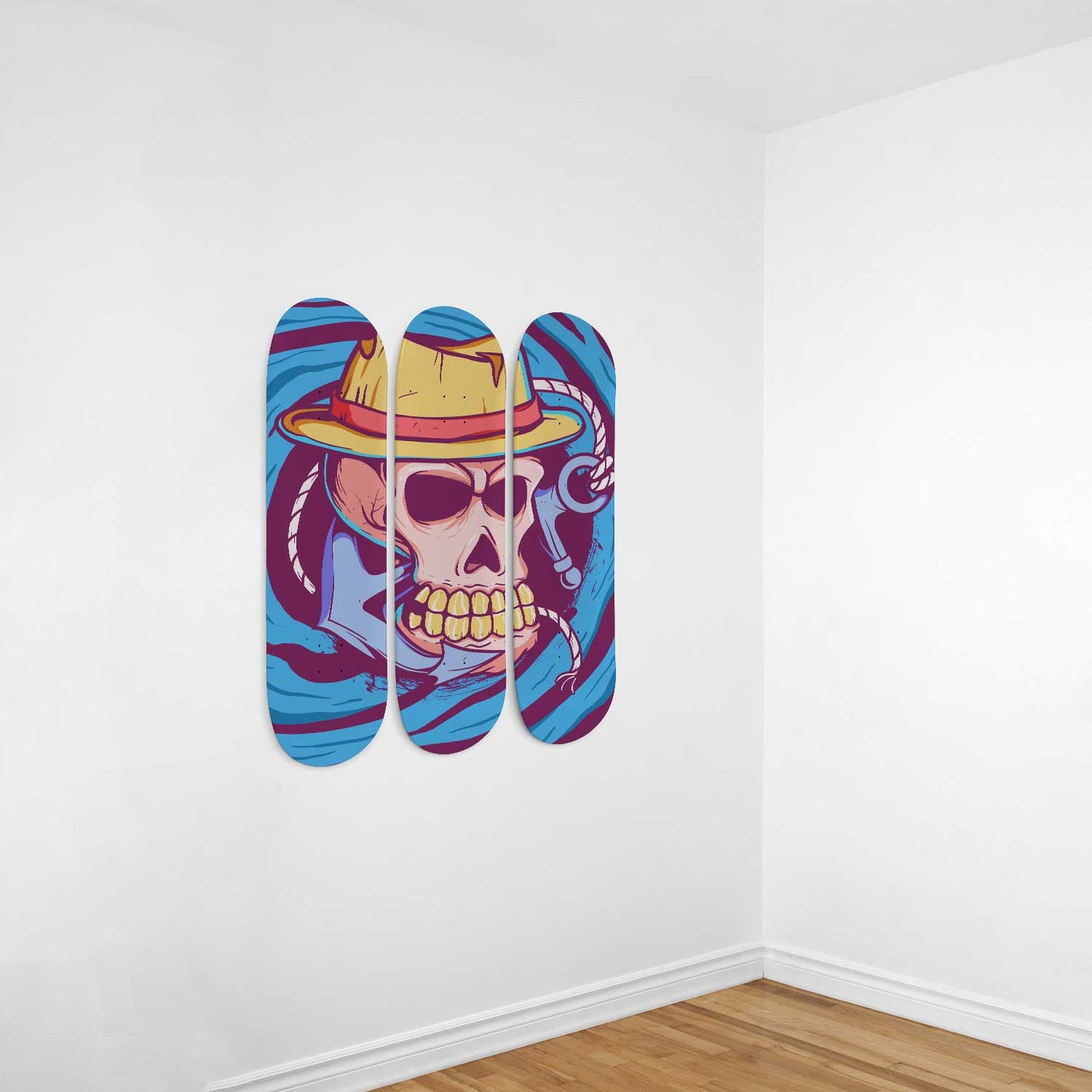 Space Odyssey  #3.0 3-Deck Skateboard Wall Art : Cosmic Elegance