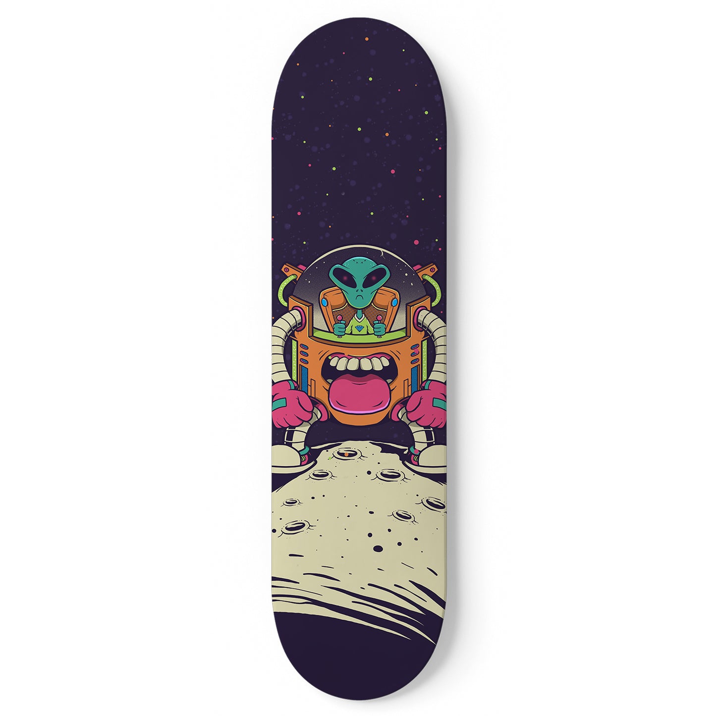 Space Warrior Skateboard Wall Art