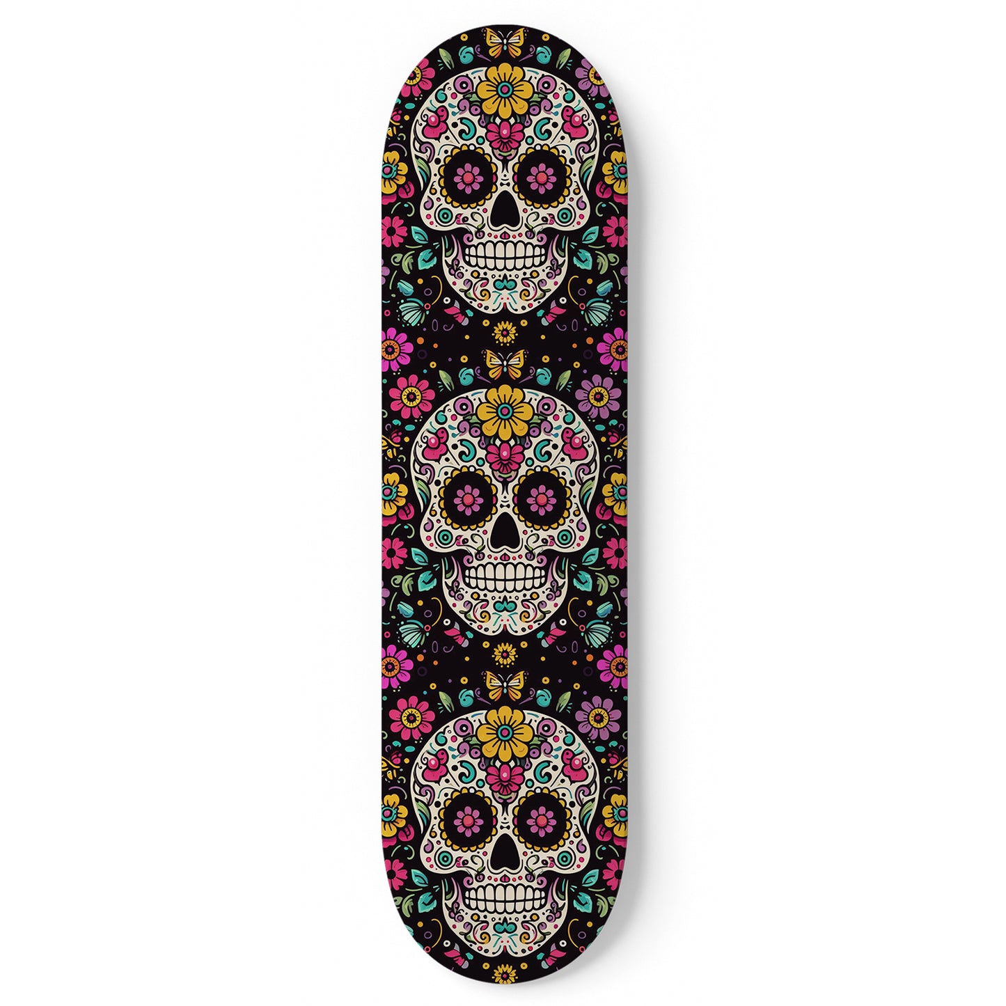 Sugar Skull #1.0 Skateboard Wall Art