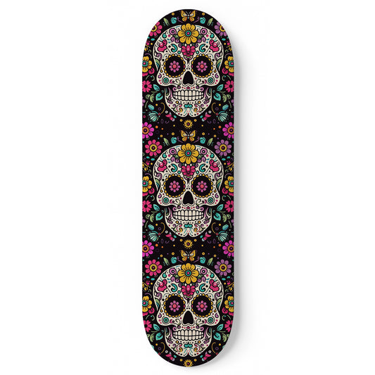 Sugar Skull #1.0 Skateboard Wall Art