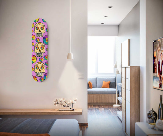 Sugar Skull #10.0 1 Deck Skateboard Wall Art