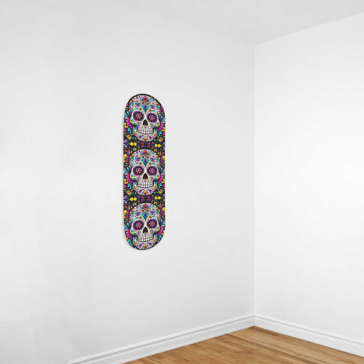 Sugar Skull #2.0 Skateboard Wall Art