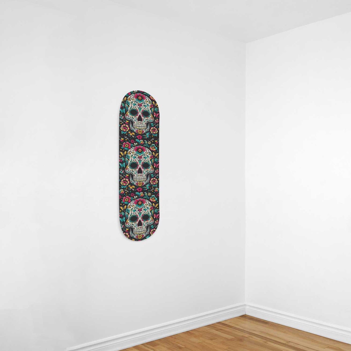 Sugar Skull #3.0 Skateboard Wall Art
