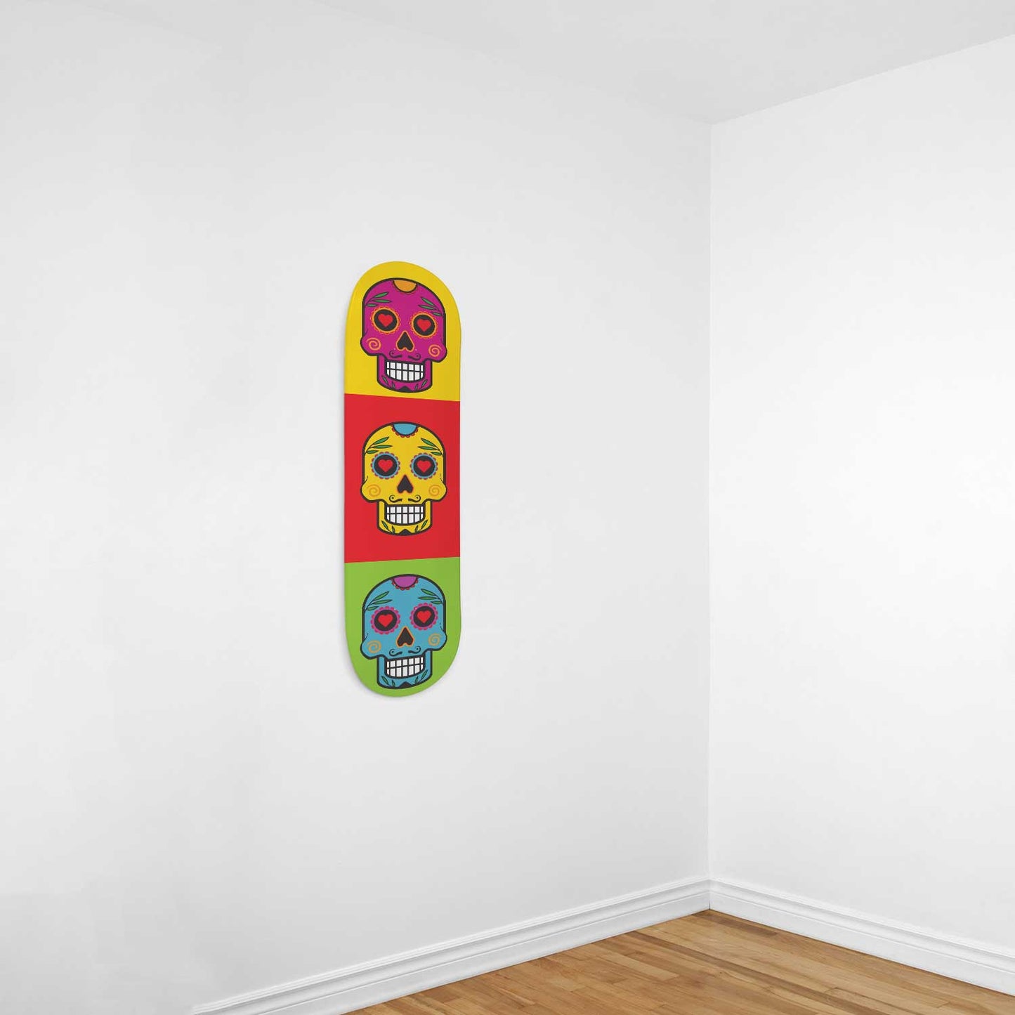 Sugar Skull #4.0 1 Deck Skateboard Wall Art