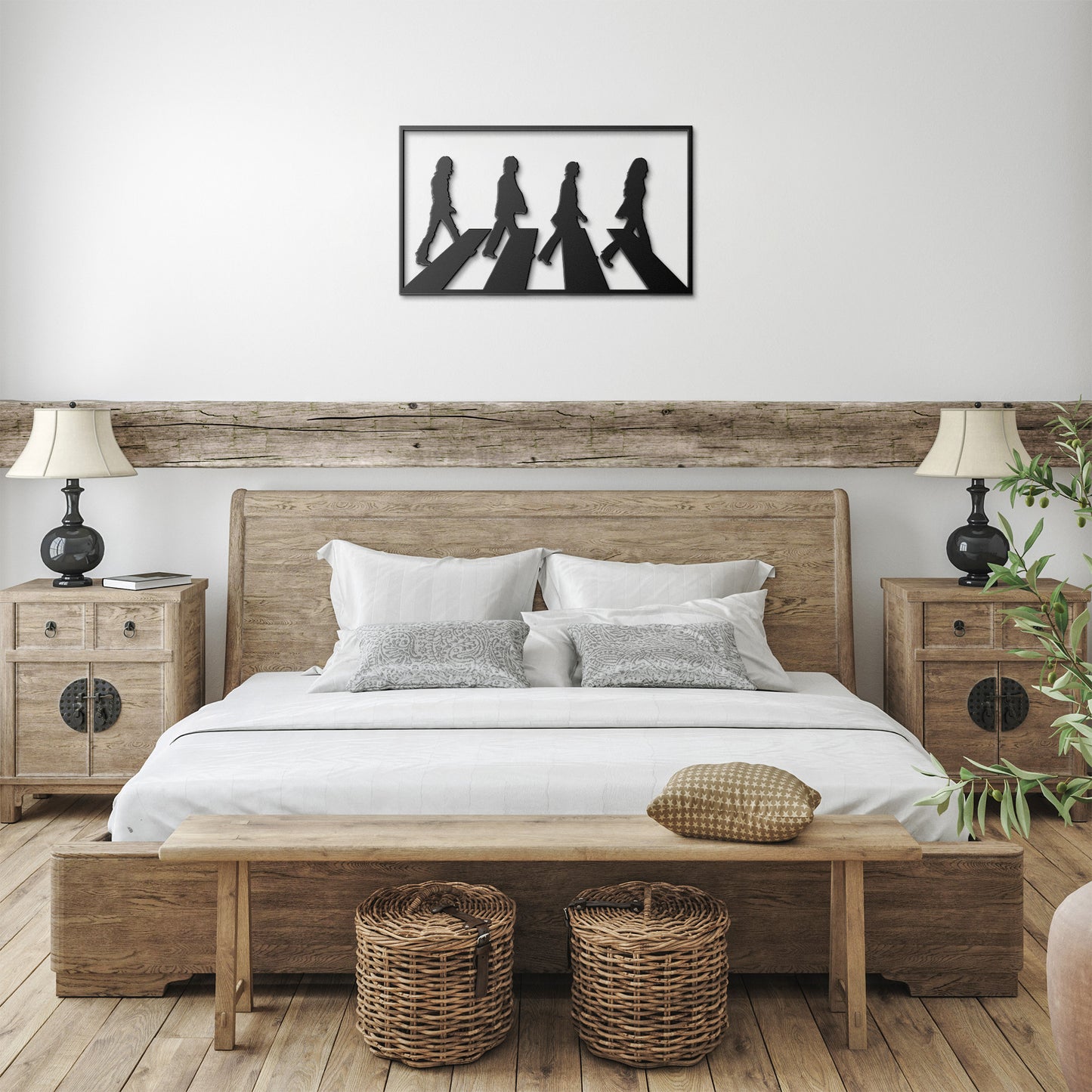 The Beatles Abbey Road Metal Wall Art