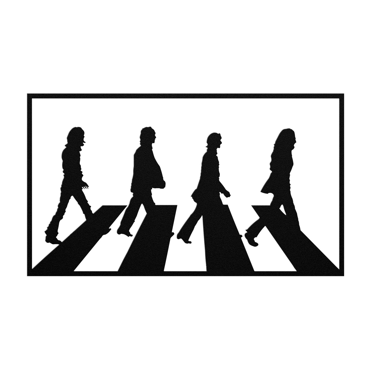 The Beatles Abbey Road Metal Wall Art