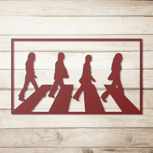 The Beatles Abbey Road Metal Wall Art