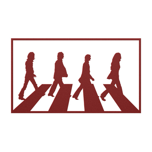 The Beatles Abbey Road Metal Wall Art