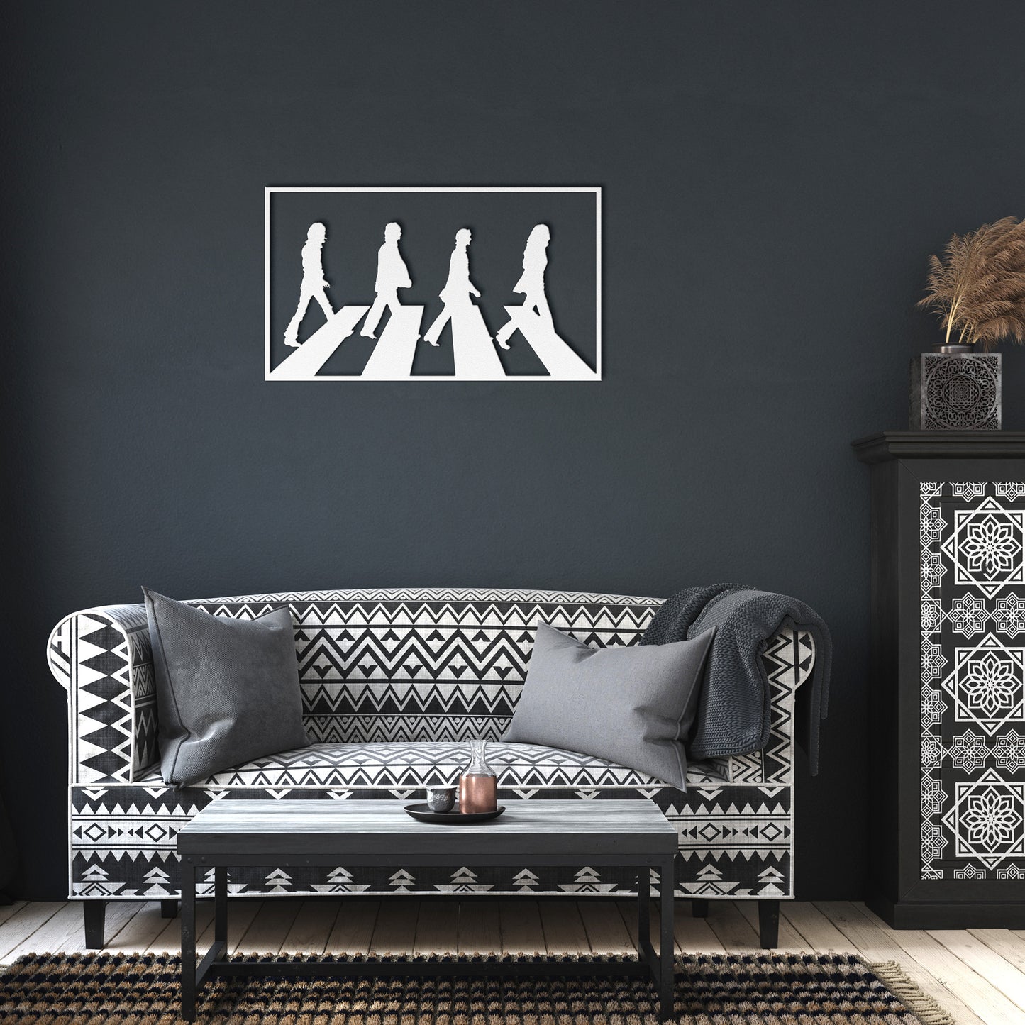 The Beatles Abbey Road Metal Wall Art