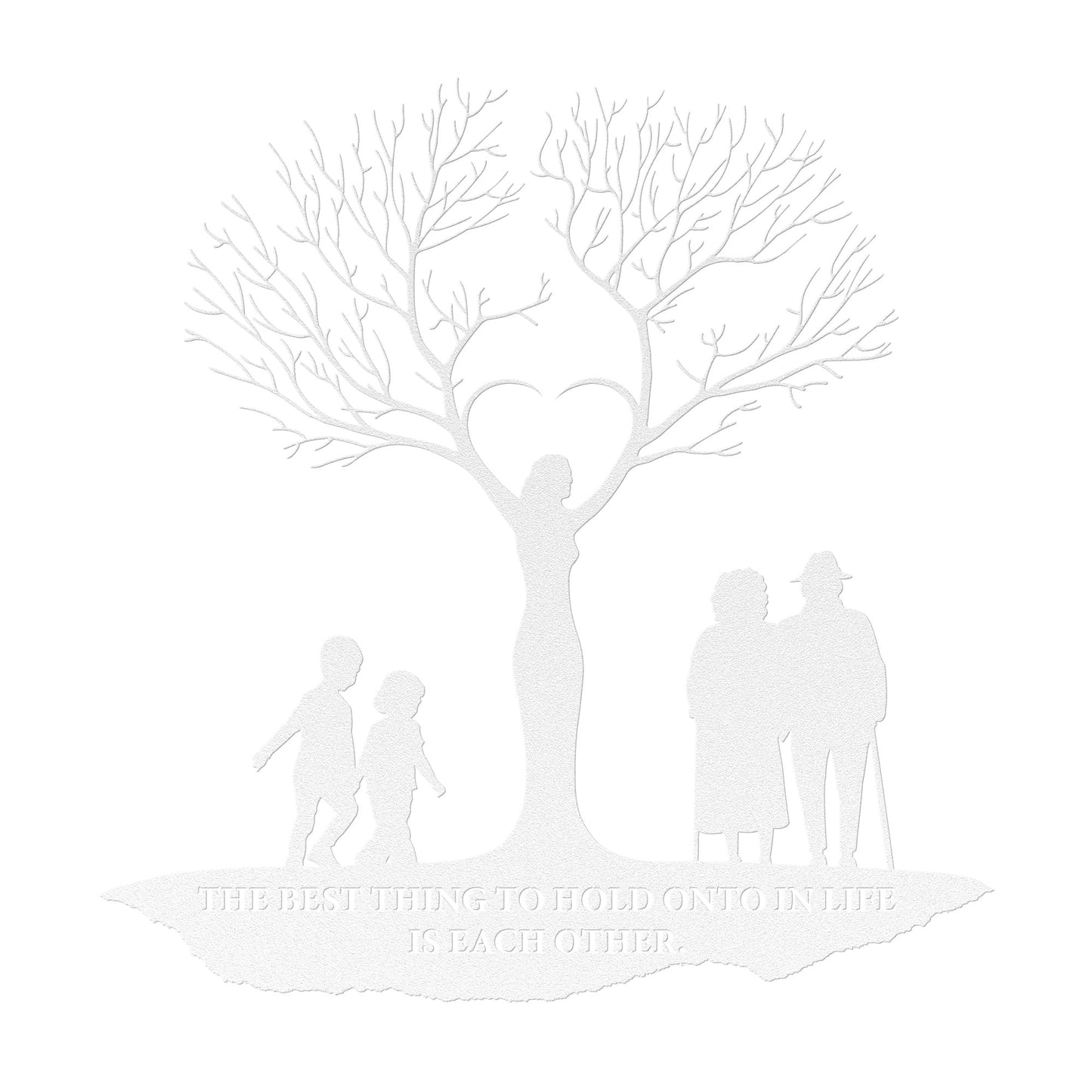 Tree of Life Woman Metal Wall Art
